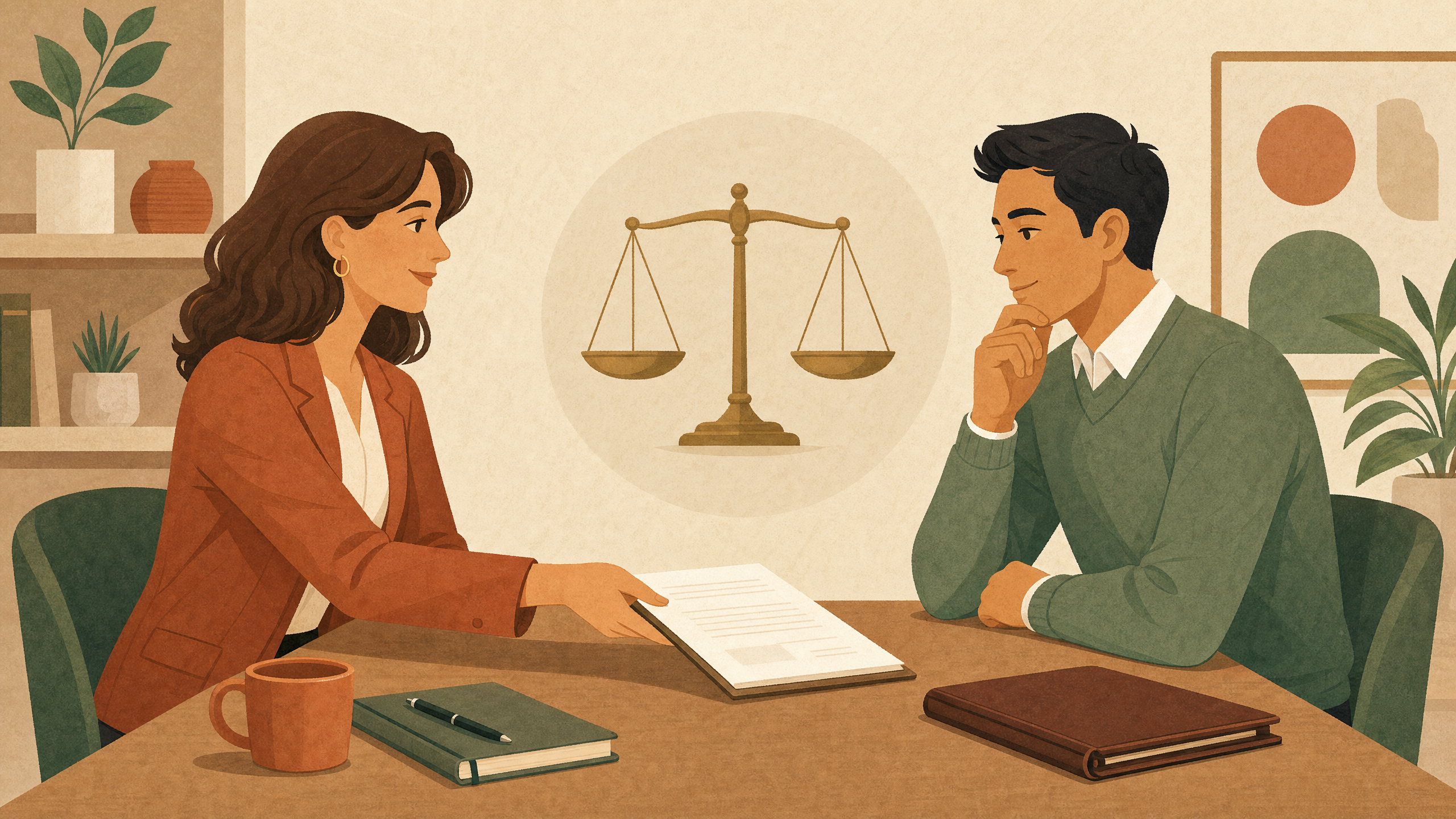 Person negotiating a job offer with confidence